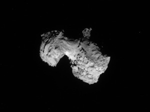 The Rosetta Spacecraft is within 186 miles of 67P/Churyumov-Gerasimenko, less than the distance from New York to Boston. ESA/Rosetta/NAVCAM