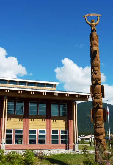 The Nisga'a Lisims Government Building is the home of the First Nation's government. (Ed Schoenfeld, CoastAlaska News)