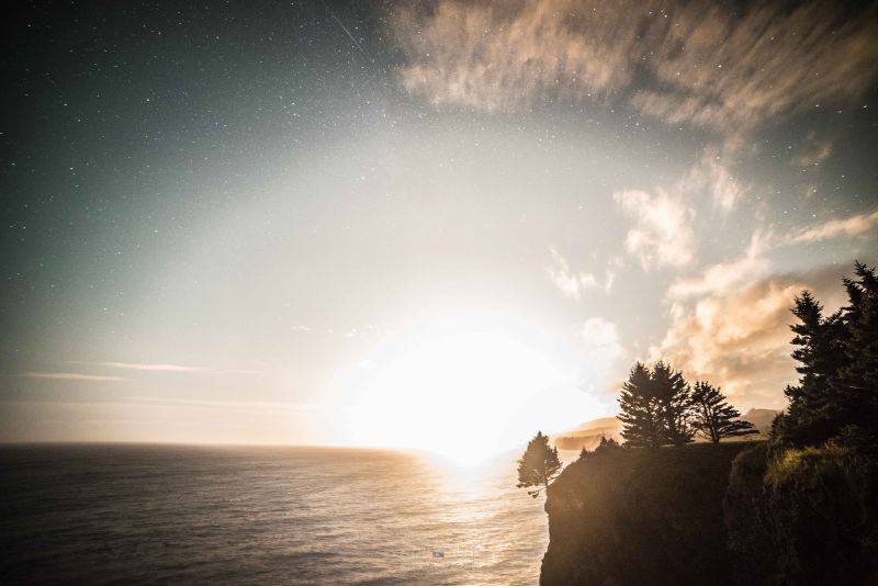 An Army rocket exploded at the Kodiak Launch Complex at about 12:25 a.m. Monday morning. (Photo by Scott Wight)