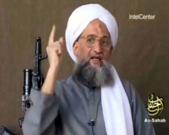Al-Qaida's leader Ayman al-Zawahri in 2005. Anonymous/AP