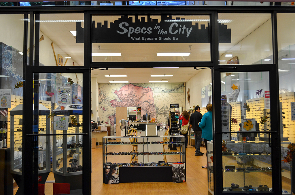 Specs in the City reopened in the Mendenhall Mall late June. (Photo by Sarah Yu/KTOO)