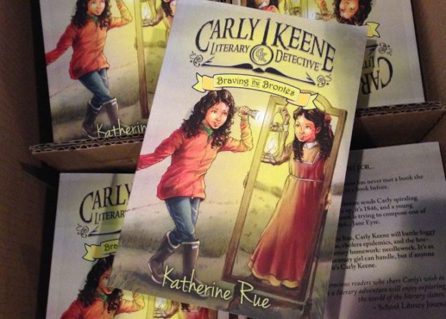 "Carly Keene, Literary Detective: Braving the Brontes" is the first book of writer Katherine Rue. Rue now lives in North Carolina but often visits Juneau, where her parents, Sally and Frank Rue, still live. (Photo courtesy of Katherine Rue)