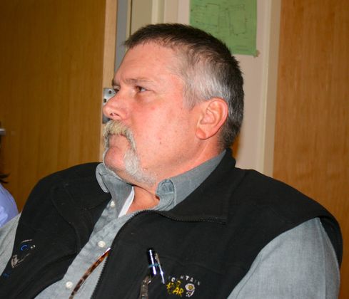 Dr. Greg Salard during a Wrangell Medical Center Board of Directors meeting in Dec. 2012. (Photo courtesy of Wrangell Sentinel)