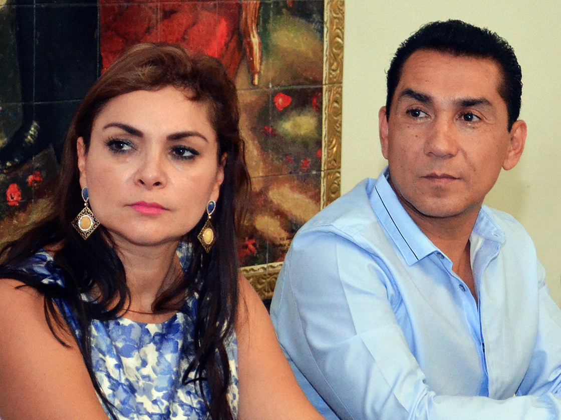 Iguala Mayor Jose Luis Abarca and wife Maria de los Angeles Pineda, shown in a photo taken in May, are both wanted for questioning. Alejandrino Gonzalez/AP