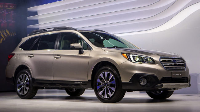 The 2015 Subaru Outback was one of the carmaker's seven models that won the highest safety ratings from the Insurance Institute for Highway Safety. Eric Thayer/Getty Images