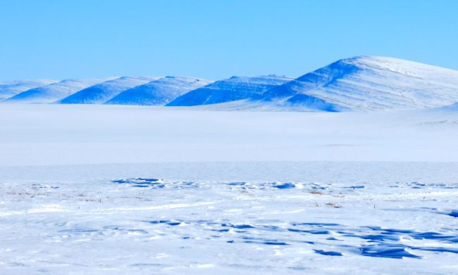 An Arctic landscape north of the Brooks Range. Many scientists talked about "Arctic amplification" of warming signals at the fall meeting of the American Geophysical Union in San Francisco. (Photo by Ned Rozell/UAF Geophysical Institute)
