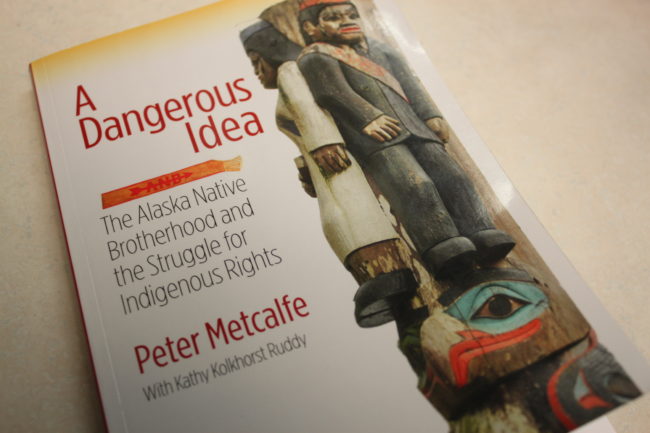 The book was published by the University of Alaska Press in November and is widely available. (Photo by Lisa Phu/KTOO)