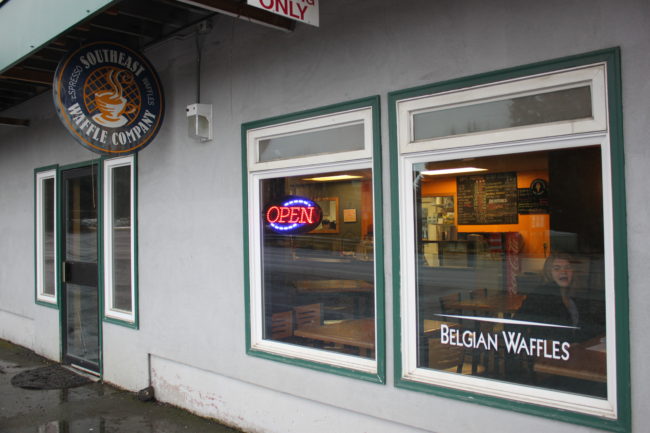 Southeast Waffle Company will soon transform into GonZo under new owners Aims and Alex Alf. (Photo by Lisa Phu/KTOO)