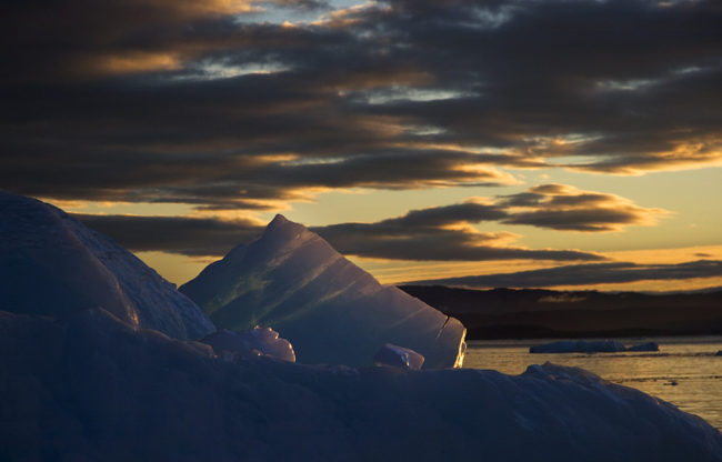 Ice off the coast of greenland. (Creative Commons Photo by Andrew Davies)