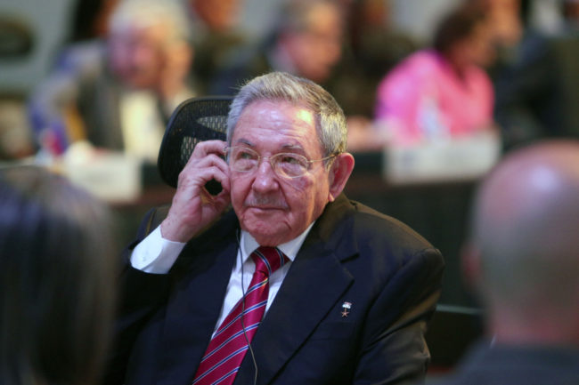  Cuba's President Raul Castro listens during the summit of the Community of Latin American and Caribbean States in San Antonio de Belen, Costa Rica, on Wednesday. Roberto Carlos Sanchez/AP