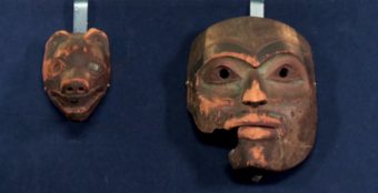 The Tlingit masks.