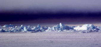 Sea ice north of Barrow. (Photo by Ned Rozell/UAF Geophysical Institute)