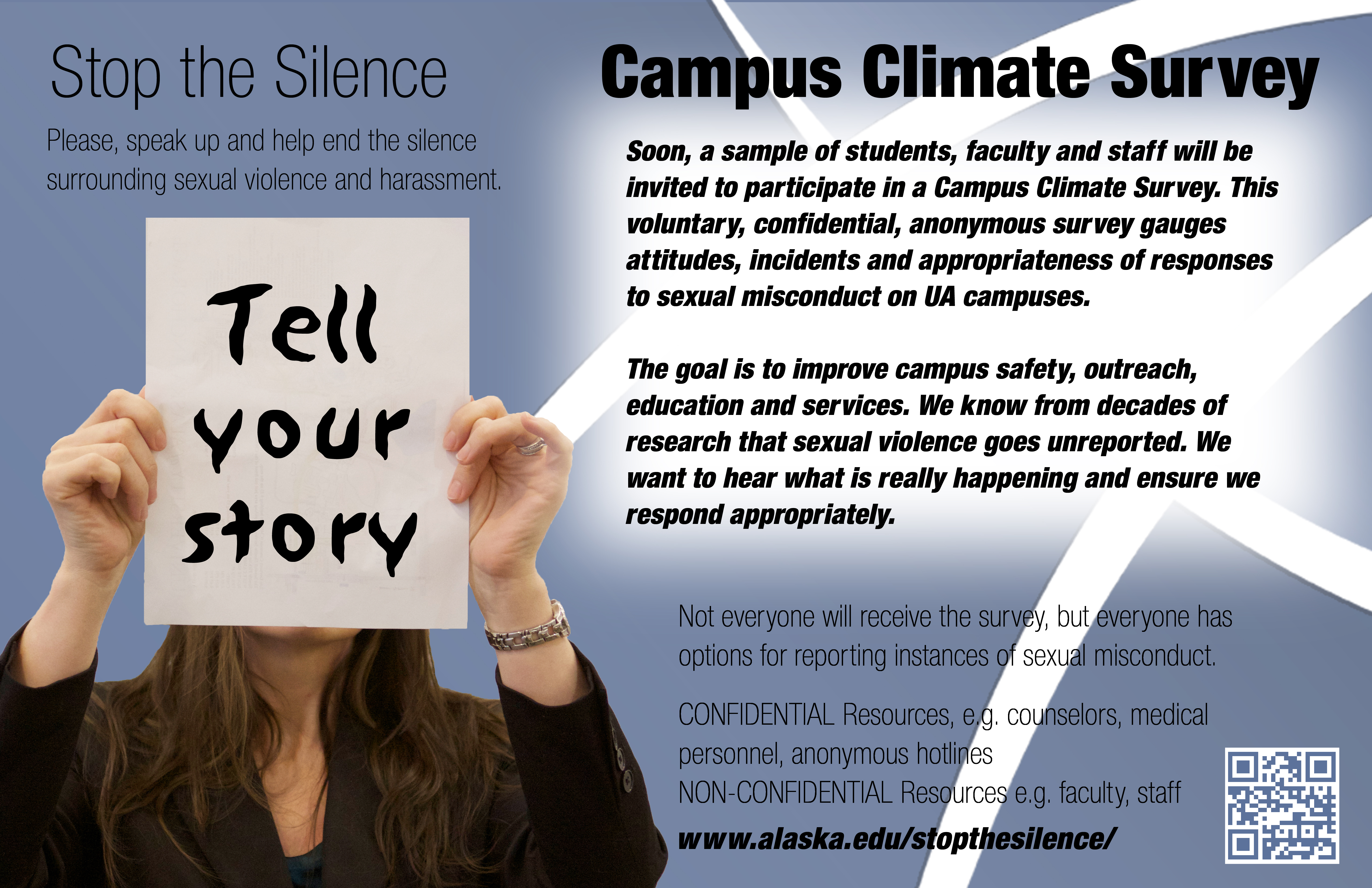 University of Alaska has this flier about the survey. (Courtesy University of Alaska)