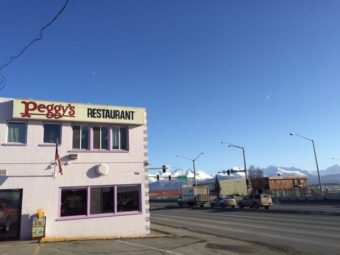 Peggy’s Restaurant near Merrill Field in Anchorage. (Photo by Anne Hillman/KSKA)