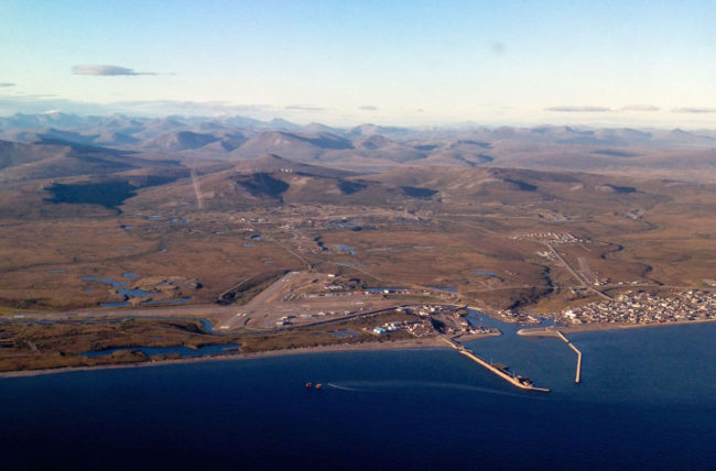 An aerial view of Nome. (Photo courtesy David Dodman)