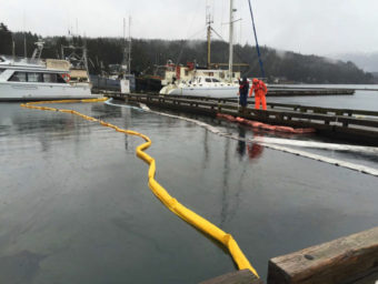 Statter Harbor, oil spill