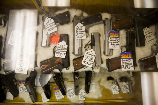 Closing loopholes in background checks for gun purchases would reduce the risk of death and injury, doctors' and attorneys' groups say. Alexa Miller/Getty Images