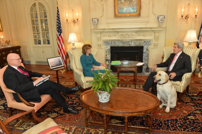 Lisa Murkowski meets with John Kerry. (Photo courtesy Department of State)
