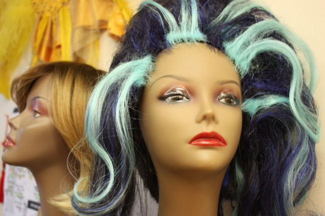 James Hoagland’s goal is to make 360 wigs this year. He made 41 in January and has about 30 booked for February. (Photo by Lisa Phu/KTOO)