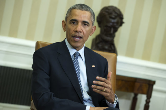 President Barack Obama in the Oval Office. Evan Vucci/AP