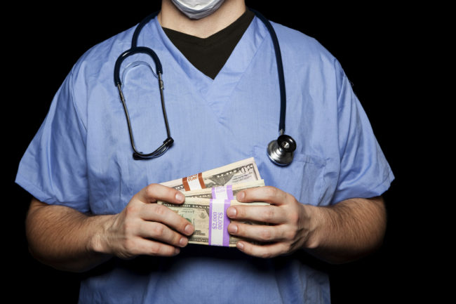 If he's a nurse anesthetist, he could be making $17,290 a year more than his female counterparts. iStockphoto