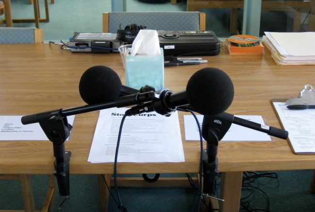 StoryCorps interviews will take place at the Juneau Public Library system starting in May. (Photo by Lisa Phu/KTOO)