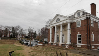 Members of the Phi Kappa Psi fraternity at the University of Virginia were accused of committing gang-rape in a Rolling Stone article last November. The article was later retracted. A report by the Columbia Graduate School of Journalism said the errors behind the article involved "basically every level of Rolling Stone's newsroom." (Photo by Jay Paul/Getty Images)
