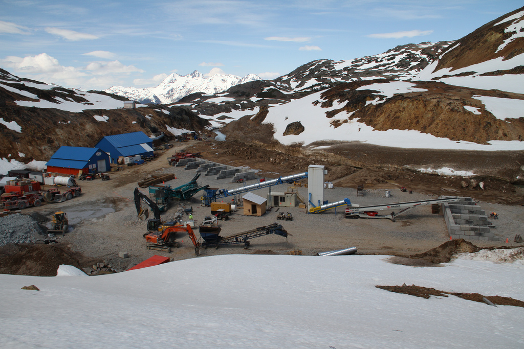 The Brucejack mine site is shown in this 2013 photo. (Courtesy Pretivm Resources)