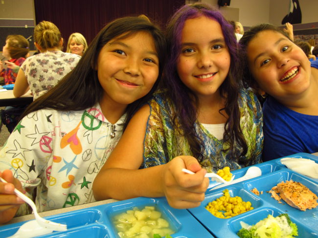 According to SCS, participation in school lunch at Keet Gooshi Heen increases on days when local fish is served.
