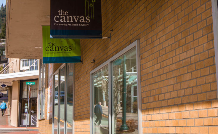 Exterior of The Canvas Community Art Studio & Gallery