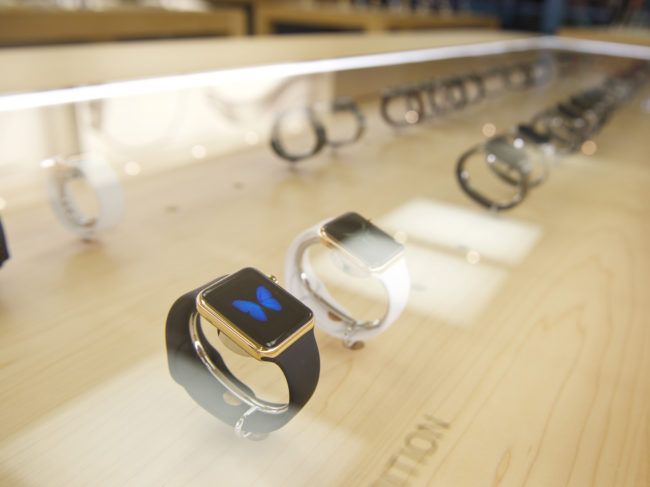 As the Apple Watch goes on sale Friday, it's unclear if the gadget and others like it can attain the utility and prominence smartphones have in the past eight years. (Photo by Ryan Emberley/AP)