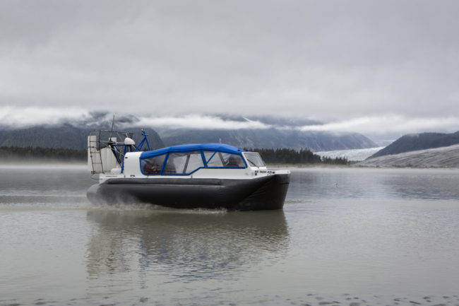 Allen Marine Tours are running new hovercraft trips to Taku Glacier. (Photo by Dave Bryant/Allen Marine Tours)