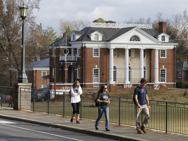 The Phi Kappa Psi fraternity house at the University of Virginia in Charlottesville, Va. That fraternity was implicated in a now discredited Rolling Stone story about a rape on campus. A dean named in the piece has sued the magazine for $7.85 million. Phi Kappa Psi says it will also sue the magazine. Steve Helber/AP