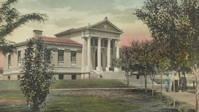 Carnegie Public Library in El Paso, Texas, maybe 1909. Library of Congress