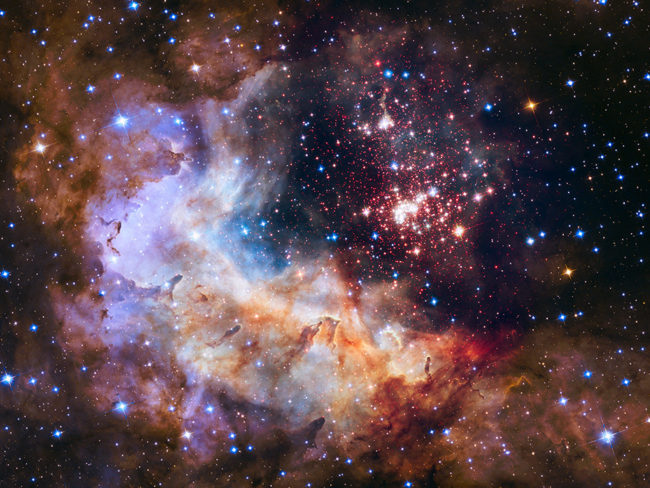 The cluster and star-forming region Westerlund 2. NASA/ESA