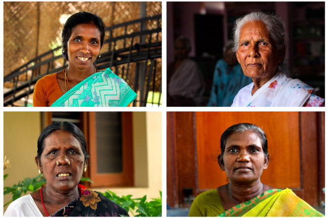 Clockwise from upper right: Grace, Marypai, Pandian, Manju