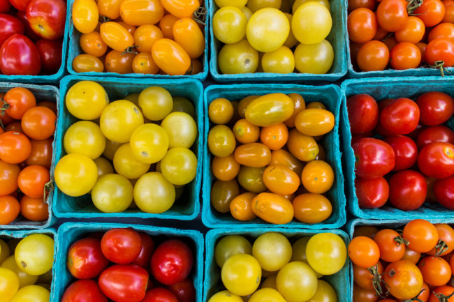 Tomatoes at Union South Farmers Market in Madison Wisconsin. Patrick Kuhl/Flickr