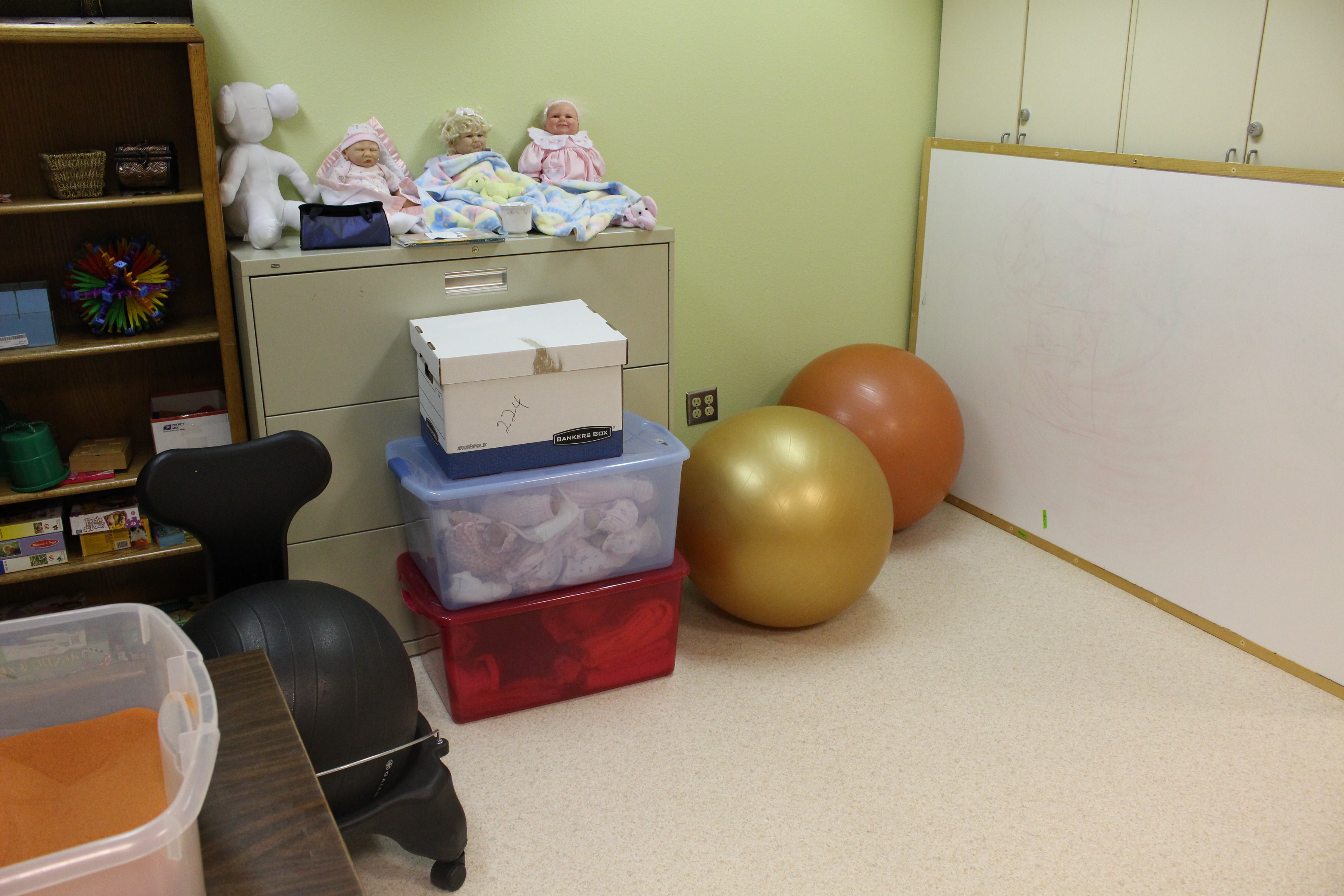 A therapy room that encourages play for SEARHC's younger patients. (Photo by Elizabeth Jenkins/KTOO) 