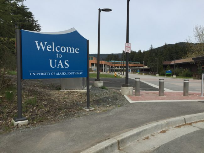 A ban on all tobacco products goes into effect July 1 on UAS's Juneau campus. (Photo by Lisa Phu/KTOO)