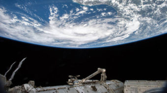 Tropical Storm Bill as seen from the International Space Station. (Photo courtesy of NASA)