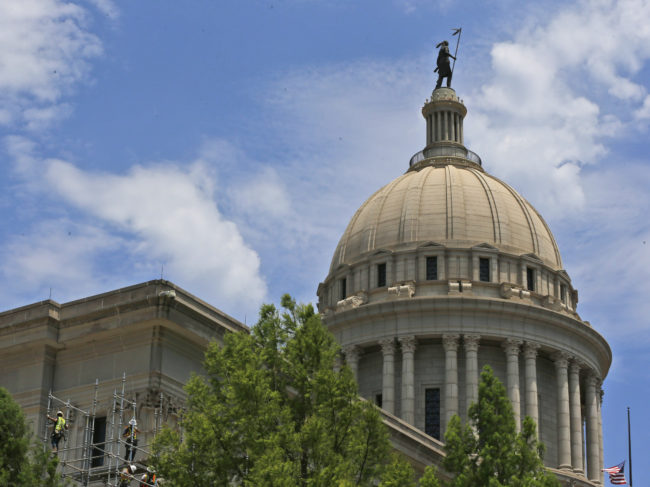 The Oklahoma State Capitol is one of many legal battlegrounds that remain for the Affordable Care Act. Sue Ogrocki/AP