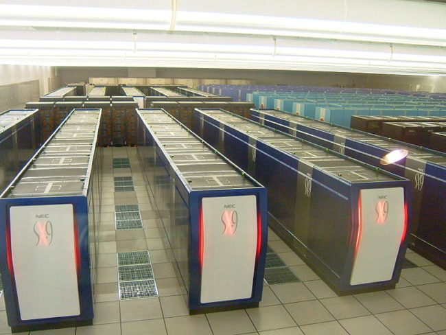 The Earth Simulator in Yokohama was the world's fastest supercomputer in 2004, but 7 years later the K computer in Kobe became over 60 times faster. (Creative Commons photo by GenGen (げんげん) )