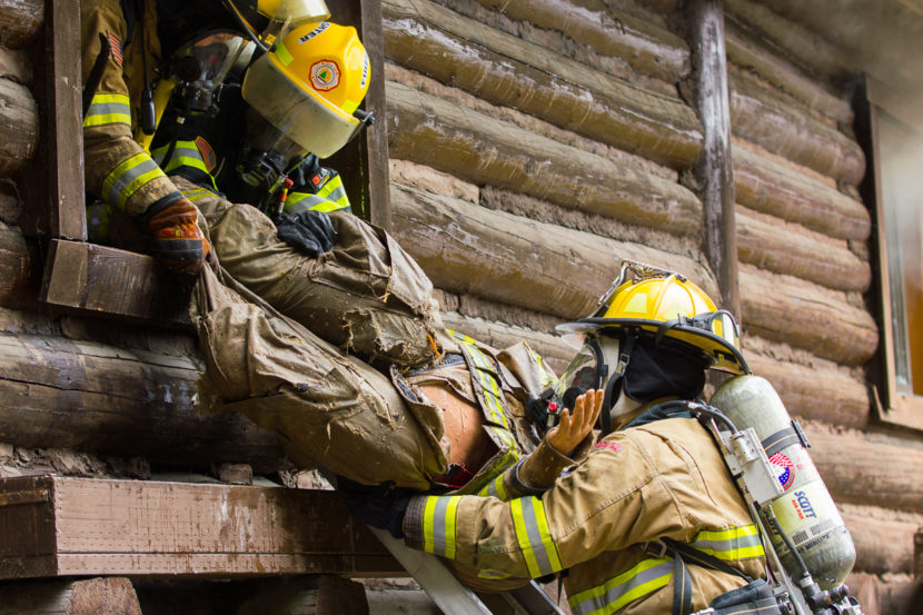 Live burn training with Capital City Fire/Rescue