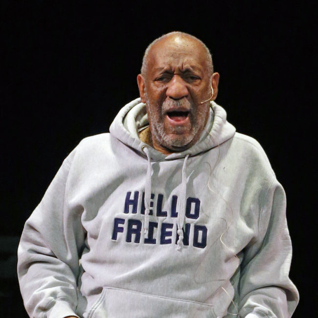 Comedian Bill Cosby performs at the Buell Theater in Denver, in January. Cosby, 77, is facing sexual assault accusations from more than two women, with some of the claims dating back decades. Brennan Linsley/AP