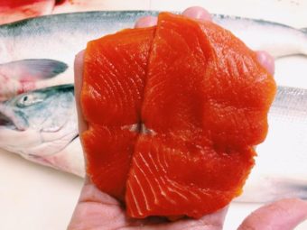 Friedman Family Fishery in Ekuk, south of Dillingham, may be the only processor in Alaska marketing butterfly salmon fillets.