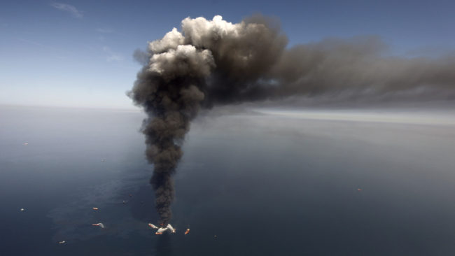 The Deepwater Horizon oil rig explosion on April 20, 2010, killed 11 people and resulted in the nation's largest offshore oil spill. Gerald Herbert/AP