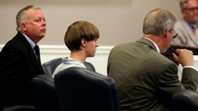 Dylann Roof, seen here at a recent court hearing in Charleston, S.C., will face federal hate crime charges over a mass shooting that police say he carried out at a black church. Grace Beahm/AP