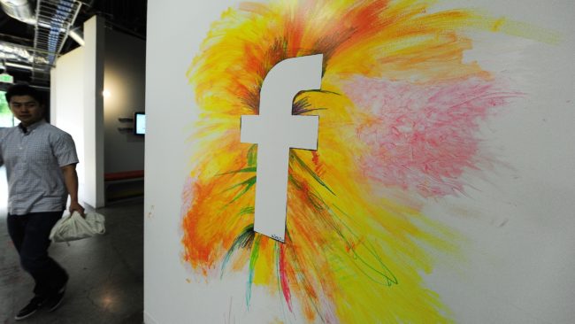 Wall graffiti at Facebook headquarters in Menlo Park, Calif. The company released a diversity report last month showing that 70 percent of employees are male; African-Americans comprise 2 percent of it workforce. Robyn Beck/AFP/Getty Images