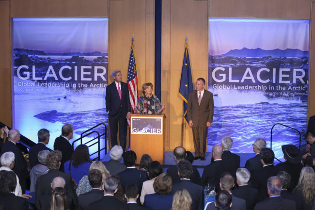 Opening reception for the GLACIER conference (Photo courtesy of State Department/Ralph Radford)