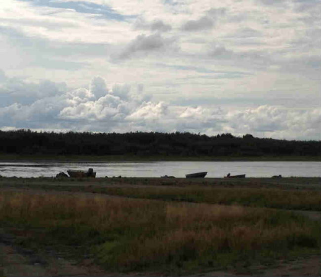 Governor Walker visited five rural Alaska communities, including Akiachak. (Photo by Ben Matheson/KYUK)